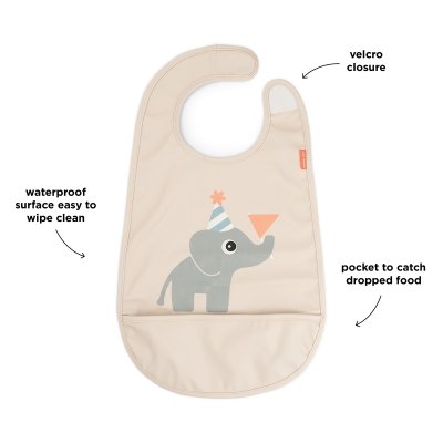 Done by Deer Bryndáček se suchým zipem Celebration - Pískový - obrázek