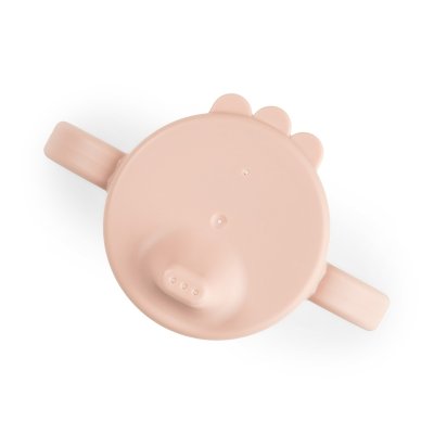 Done by Deer Dětský hrneček s pítkem Tiny Farm - Růžový - obrázek