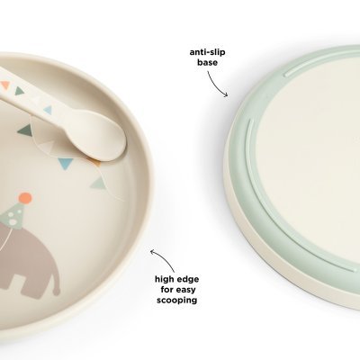 Done by Deer Foodie Talíř Celebration - Pískový - obrázek