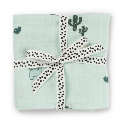 Done by Deer Mušelínová zavinovací plenka Lalee - Modrá