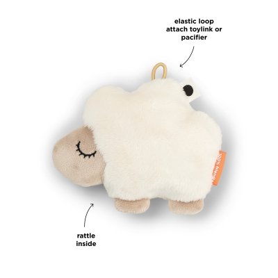 Done by Deer Tiny chrastítko Sheepy - Pískové - obrázek