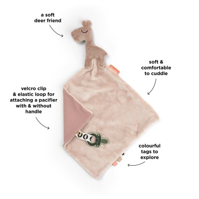 Done by Deer Přítulka Raffi - Růžová - obrázek