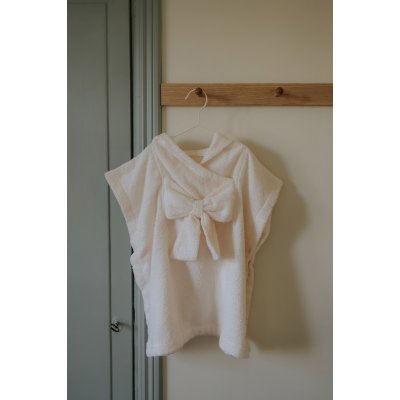 Elodie Details Pončo s kapucí - Creamy White - obrázek