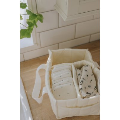 Elodie Details Organizér na plenky  - Creamy White - obrázek