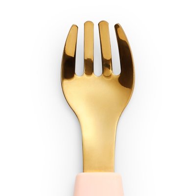 Elodie Details Silikonový talířek s příborem - Rosy Bow - obrázek