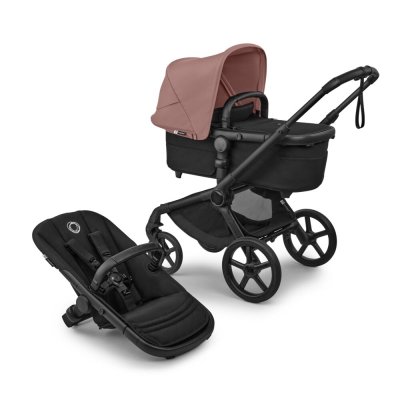 Bugaboo Fox5 Renew Kompletní set - Black/Heritage Black/Dusty Pink