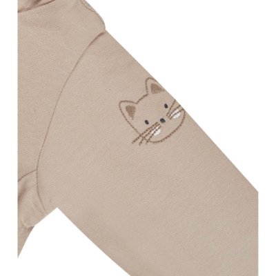 Sterntaler Oboustranný dětský kabátek - Flowers Ecru, vel. 56 - obrázek