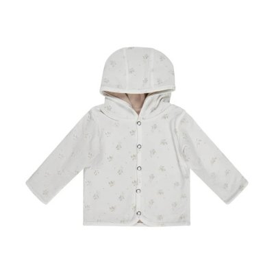Sterntaler Oboustranný dětský kabátek - Flowers Ecru, vel. 68 - obrázek
