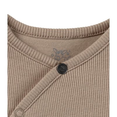 Sterntaler Overal Rib Jersey - Sand, vel. 74 - obrázek