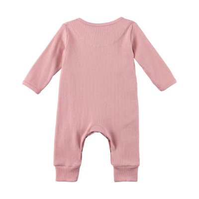 Sterntaler Overal Rib Jersey - Matte Pink, vel. 74 - obrázek