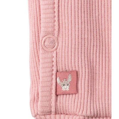 Sterntaler Overal Rib Jersey - Matte Pink, vel. 74 - obrázek