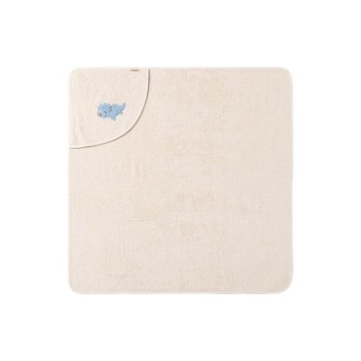 Sterntaler Kojenecká osuška s kapucí 80 x 80 cm - Dino Rexi Beige - obrázek