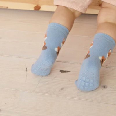 Sterntaler Protiskluzové ponožky 2 páry - Liška Filou Blue, vel. 19/20 - obrázek