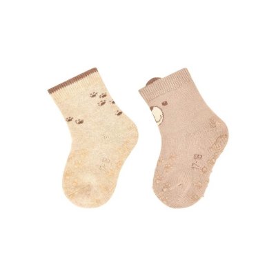 Sterntaler Protiskluzové ponožky na lezení 2 páry - Bear, vel. 19/20