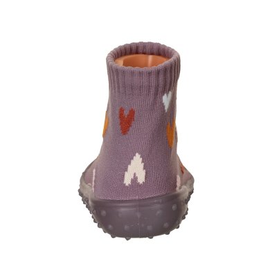Sterntaler Adventure Ponožkové boty - Hearts Purple, vel. 19/20 - obrázek