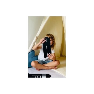 ToddleRoad Silikonové puzzle flexibilní silnice - Autobusová zastávka, 2 ks - obrázek