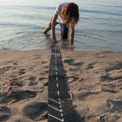 ToddleRoad Silikonové puzzle flexibilní silnice - Autobusová zastávka, 2 ks