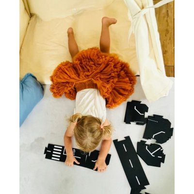 ToddleRoad Silikonové puzzle flexibilní silnice - Křižovatky, 2 ks - obrázek