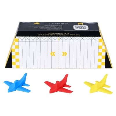 ToddleRoad Ergonomická letadla s funkční krabicí - Hangár, 3 ks - obrázek