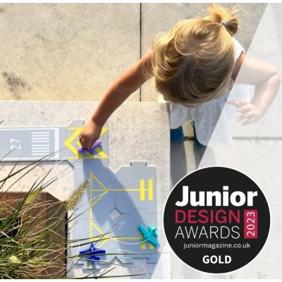 ToddleRoad Ergonomická letadla s funkční krabicí - Hangár, 3 ks - obrázek