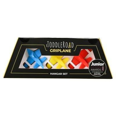 ToddleRoad Ergonomická letadla s funkční krabicí - Hangár, 3 ks
