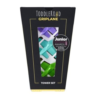 ToddleRoad Ergonomická letadla s funkční krabicí - Řídicí věž, 3 ks