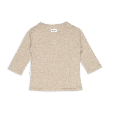 Lodger Zavinovací kabátek Melange - Beige, vel. 50 - obrázek