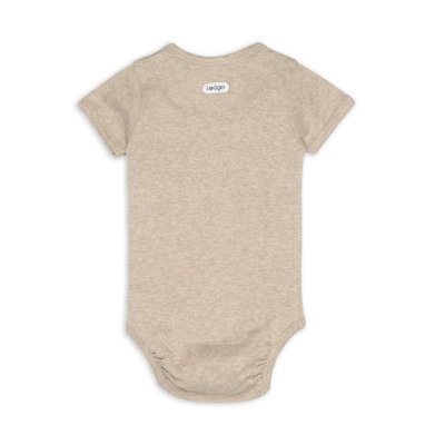 Lodger Body s krátkým rukávem Melange - Beige, vel. 80 - obrázek