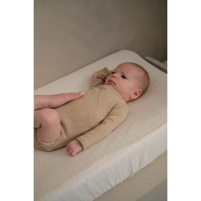 Lodger Body s dlouhým rukávem Melange - Beige, vel. 74 - obrázek