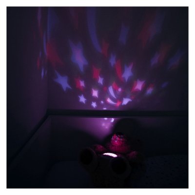 FreeOn Free2Play Usínáček s hudbou a světelnou projekcí Teddy - Bear - obrázek