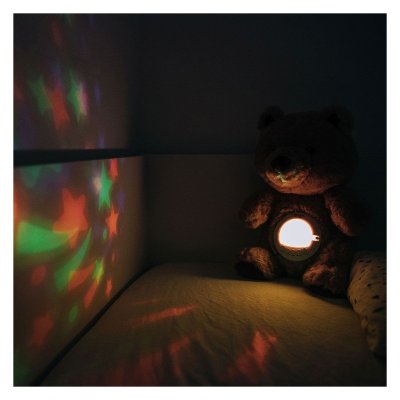 FreeOn Free2Play Usínáček s hudbou a světelnou projekcí Teddy - Bear - obrázek