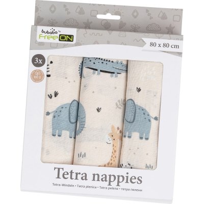 FreeOn Bubaba Látkové pleny 3 ks - Beige Safari - obrázek