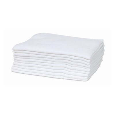 FreeOn Bubaba Látkové pleny - Bílé, 10 ks