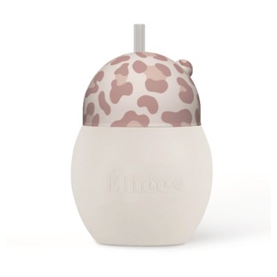 Élhée Učící hrnek s brčkem Coconut 240 ml - Graouu Pink