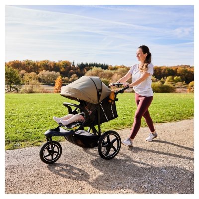 Hauck Runner 3 Sporťák s ruční brzdou - Jungle Green - obrázek