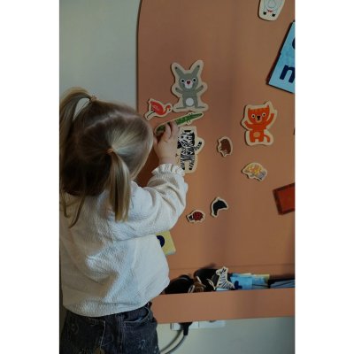 Magna Creations Police k magnetické tabuli - Peach - obrázek