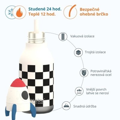 Asobu Bestie Termoláhev 460 ml - Rocketship - obrázek