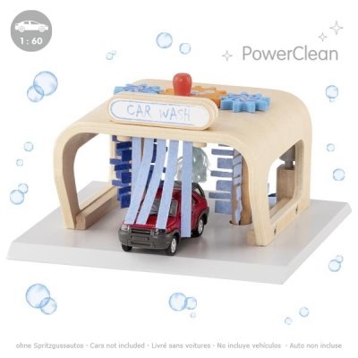 Goki Dřevěná mycí stanice - Power Clean - obrázek