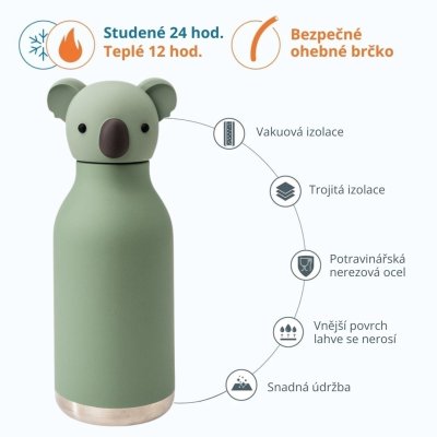 Asobu Bestie Termoláhev 460 ml - Finn the Koala - obrázek