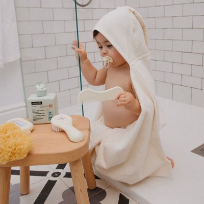 Suavinex Birdies Set Hřebínek/Kartáček - Růžový - obrázek