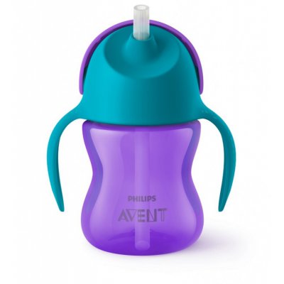 Philips AVENT hrneček Bendy s ohebným brčkem 200 ml - Dívka - obrázek