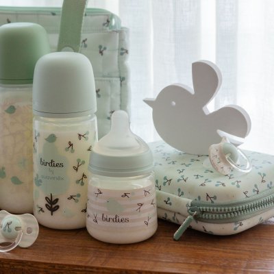 Suavinex Birdies Hygienická sada - Zelená - obrázek