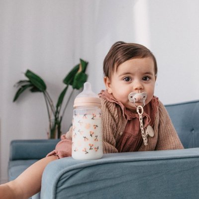 Suavinex Birdies Dudlík fyziologický SX Pro 18 m+, 2 ks - Růžový - obrázek