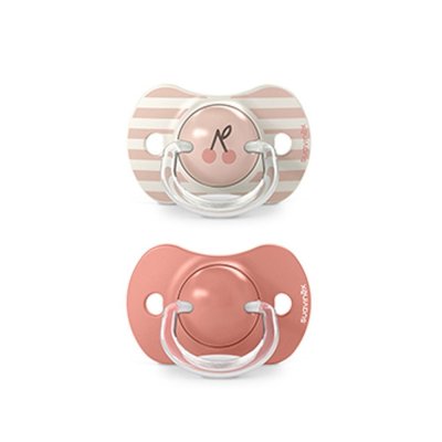 Suavinex Birdies Dudlík fyziologický SX Pro 18 m+, 2 ks - Růžový