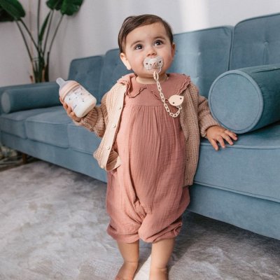 Suavinex Birdies Dudlík fyziologický SX Pro 18 m+, 2 ks - Krémový - obrázek