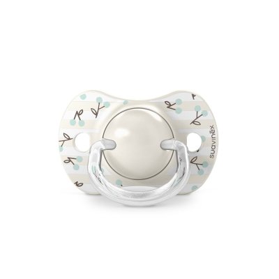 Suavinex Birdies Dudlík fyziologický SX Pro 0 - 6 m, 2 ks - Zelený - obrázek