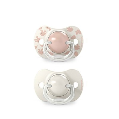 Suavinex Birdies Dudlík fyziologický SX Pro 6 - 18 m, 2 ks - Růžový