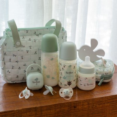 Suavinex Birdies Dudlík fyziologický SX Pro 6 - 18 m, 2 ks - Zelený - obrázek