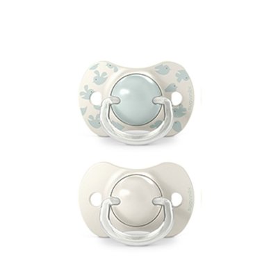 Suavinex Birdies Dudlík fyziologický SX Pro 6 - 18 m, 2 ks - Zelený