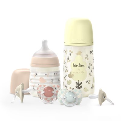 Suavinex Birdies Dudlík fyziologický SX Pro -2 - 2 m, 2 ks - Zelený - obrázek